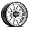 ICON Alloys Cajon 20x9 / 6x5.5 / 0mm / 5in BS Silver Machined Wheel w/ GB Lip