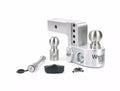 Weigh Safe 4in Drop Hitch w/Built-in Scale & 2.5in Shank (10K/18.5K GTWR) w/WS05 - Aluminum
