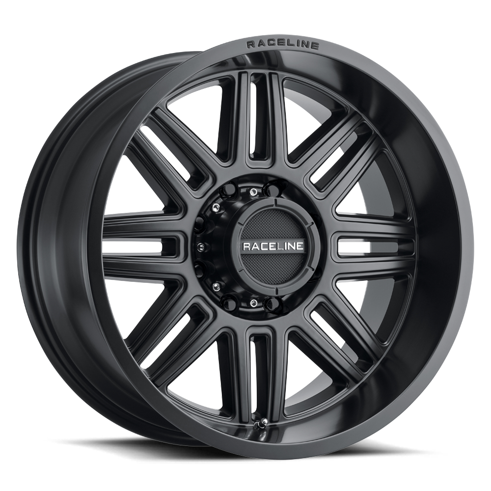 SPLIT SATIN BLACK 20X12 8X180 -44MM