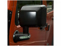 Door Mirror, Left, LED Turn Signal, Black; 07-18 Jeep Wrangler JK