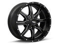 MO970 20x9 6x120.00/6x139.70 SATIN BLACK MILLED (18 mm)