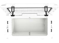 GRIZZLY 45 QT COOLER WHITE