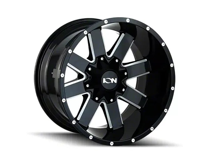 ION TYPE 141 GLOSS BLACK MILLED 18X9 6-120 6-139.7 0MM 78.1MM