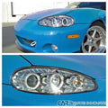 HALO LED PROJECTOR HEADLIGHT CHROME
