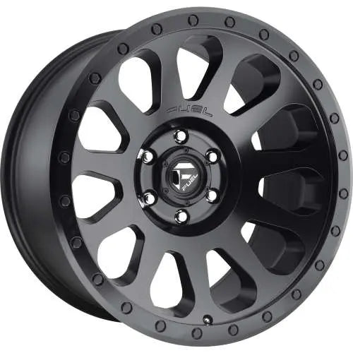 ~(55 lbs. 23X23X13)~ VECOR 20x10 8x165.10 MATTE BLACK (-18 mm)