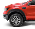 Black Pocket/Rivet Style Smooth Finish Front Fender Flares For 2019-2023 Ford Ranger Bushwacker