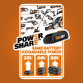 20V POWER SHARE PRO 8.0AH LITHIUMION HIGHCAPACITY BATTERY