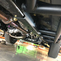 Cali Raised 05-23 Toyota Tacoma Step Ed Rock Sliders - Access Cab W/ Kick Out/Yes BedLiner /Bed Lin