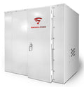 PANELIZED 6X4 8 PERSON OCCUPANCY STORM SHELTER; WHITE