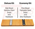 63-66 CHVY "STD" PINE WOOD BED KITSIDE