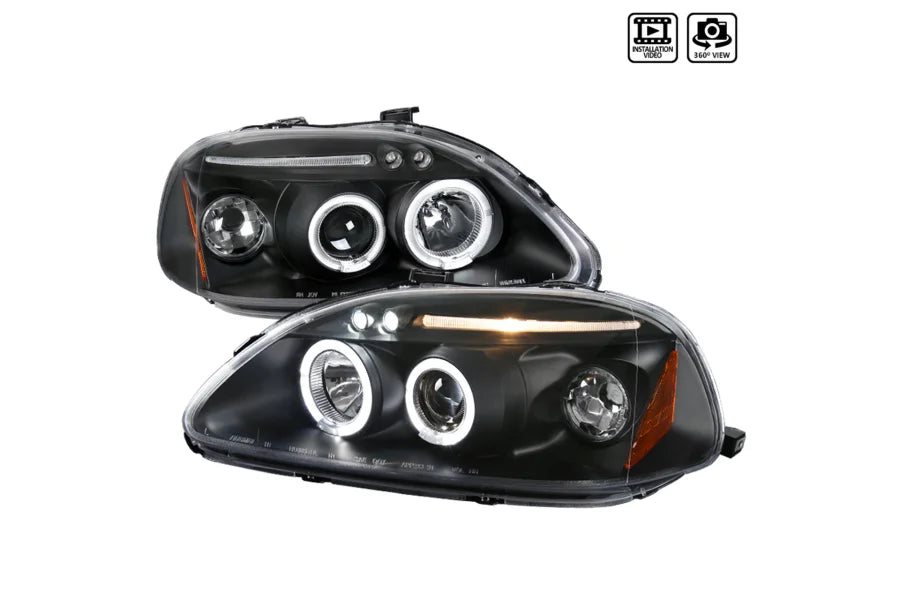 96-98 CIVIC HALO LED PROJ