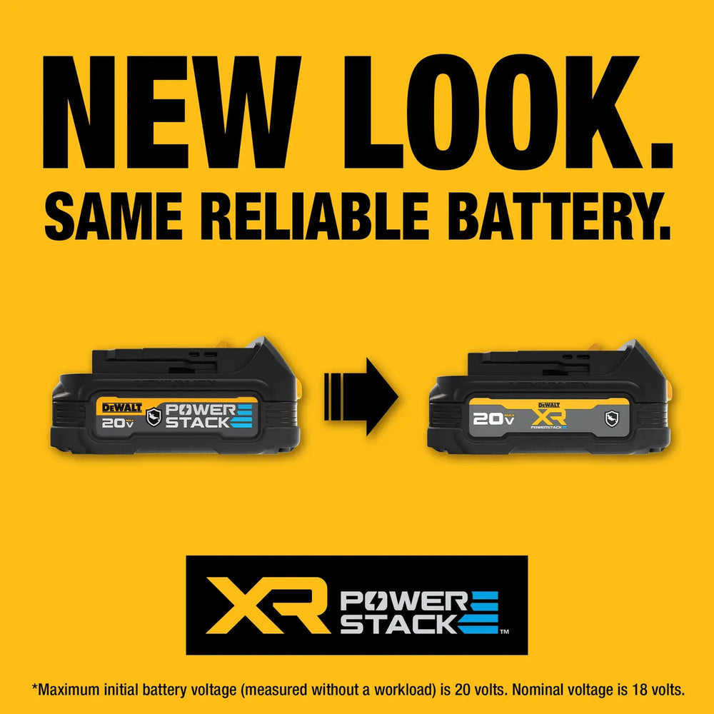 20V MAX POWERSTACK 1.7AH LITHIUM ION OIL RESISTANT COMPACT BATTERY W/LED CHARGE INDICATOR