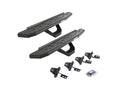 0718 WRANGLER RB30 RUNNING BOARDS KIT W/2X STEPS PROTECTIVE BEDLINER COATING