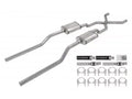55-59 GM 2WD Truck 2.5 Inch Crossmember Back Exhaust Kit Without Mufflers Pypes Performance Exhaust