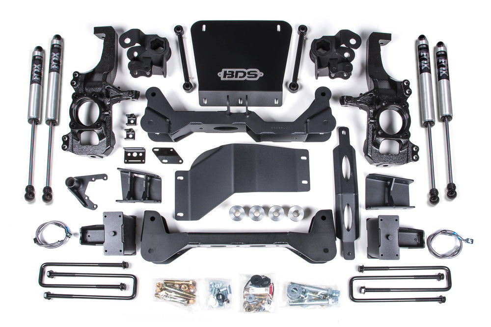 2020-2024 Chevrolet Silverado GMC Sierra 2500 3500 HD 5 -6.5 Front Box Kit 1of2