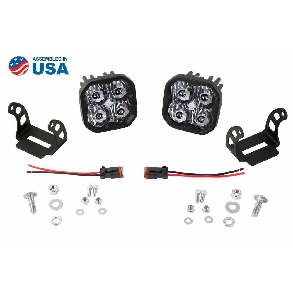 SS3 MAX WBL WHITE DRIVING STANDARD NO BRACKETS (PAIR)