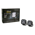 SS3 MAX WBL WHITE DRIVING STANDARD NO BRACKETS (PAIR)