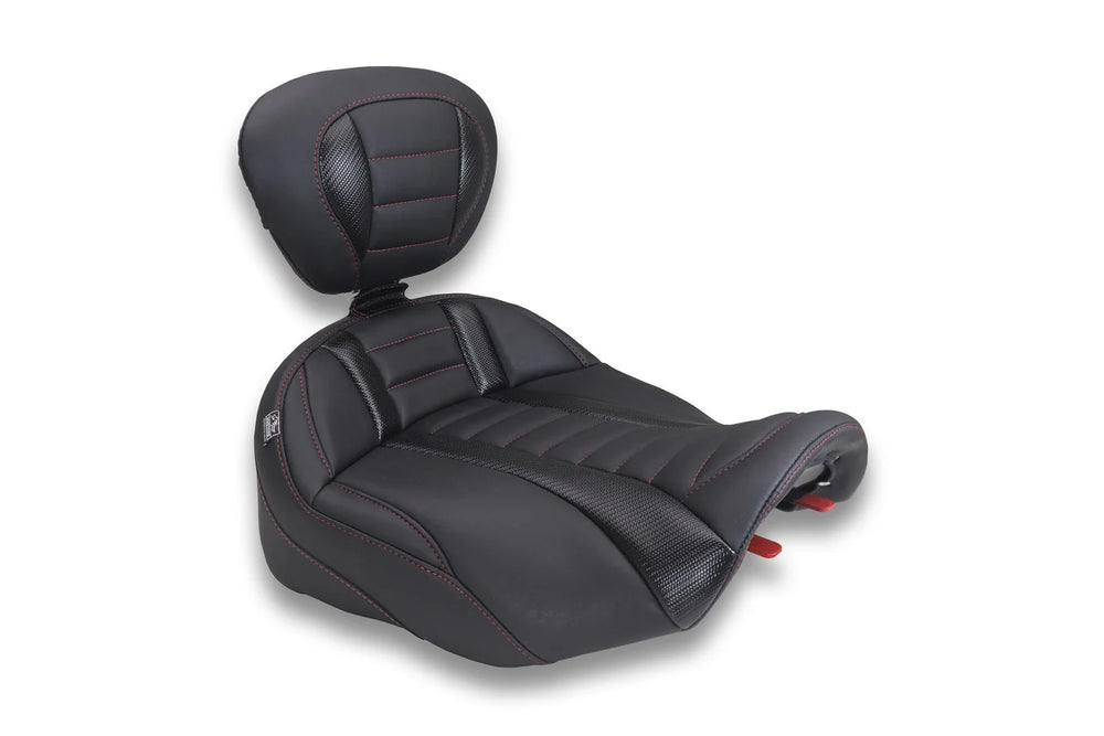 Mustang 23-24 HD CVO Road Glide(ST), 2024 Rd Glide and Street Glide Deluxe Pass Arm Backrest - Black