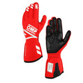 OMP ONE EVO FX GLOVES FIA 8856-2018 RED SIZE L