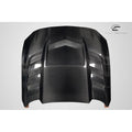 2018-2023 Ford Mustang Carbon Creations Interceptor Hood - 1 Piece