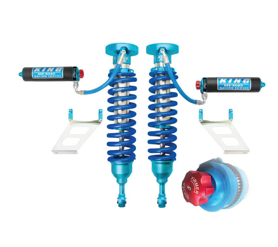 King Shocks 2007+ Toyota Tundra 2.5 Dia Front Coilover w/Remote Reservoir (Pair)