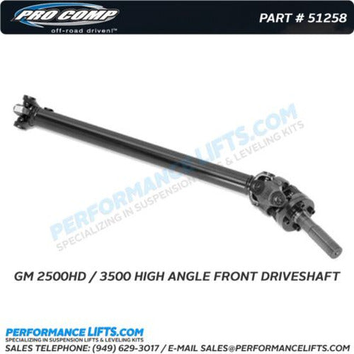 Driveshaft Kit 8In F250/F350