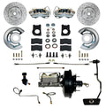 LEED Brakes Power Front Kit with Drilled Rotors and Zinc Plated Calipers