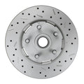LEED Brakes Power Front Kit with Drilled Rotors and Zinc Plated Calipers