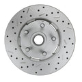 LEED Brakes Power Front Kit with Drilled Rotors and Zinc Plated Calipers