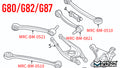 Megan BMW M2 M3 M4 (G87 G80 G82) Rear Upper Camber Arm