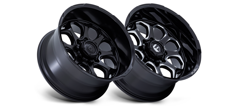 D862 22X12 5X5.0 G-BLK MILL -44MM