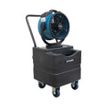 FM68W MISTING FAN COMBINED W/ WT45 MOBILE WATER RESERVOIR TANK BLUE/BLACK