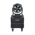 FM68W MISTING FAN COMBINED W/ WT45 MOBILE WATER RESERVOIR TANK BLUE/BLACK