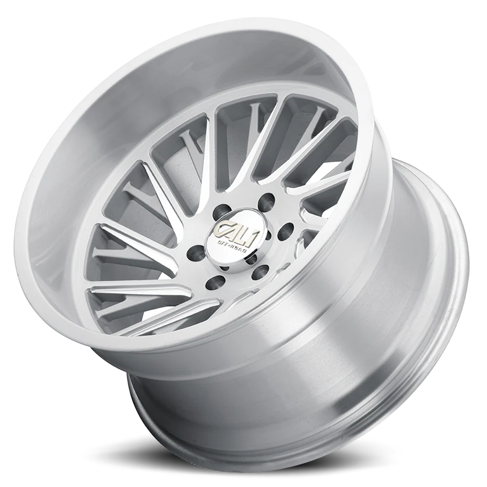 CALI OFF-ROAD PURGE 9114 BRUSHED CLEAR GLOSS 22X12 6-139.7 -51MM 106MM