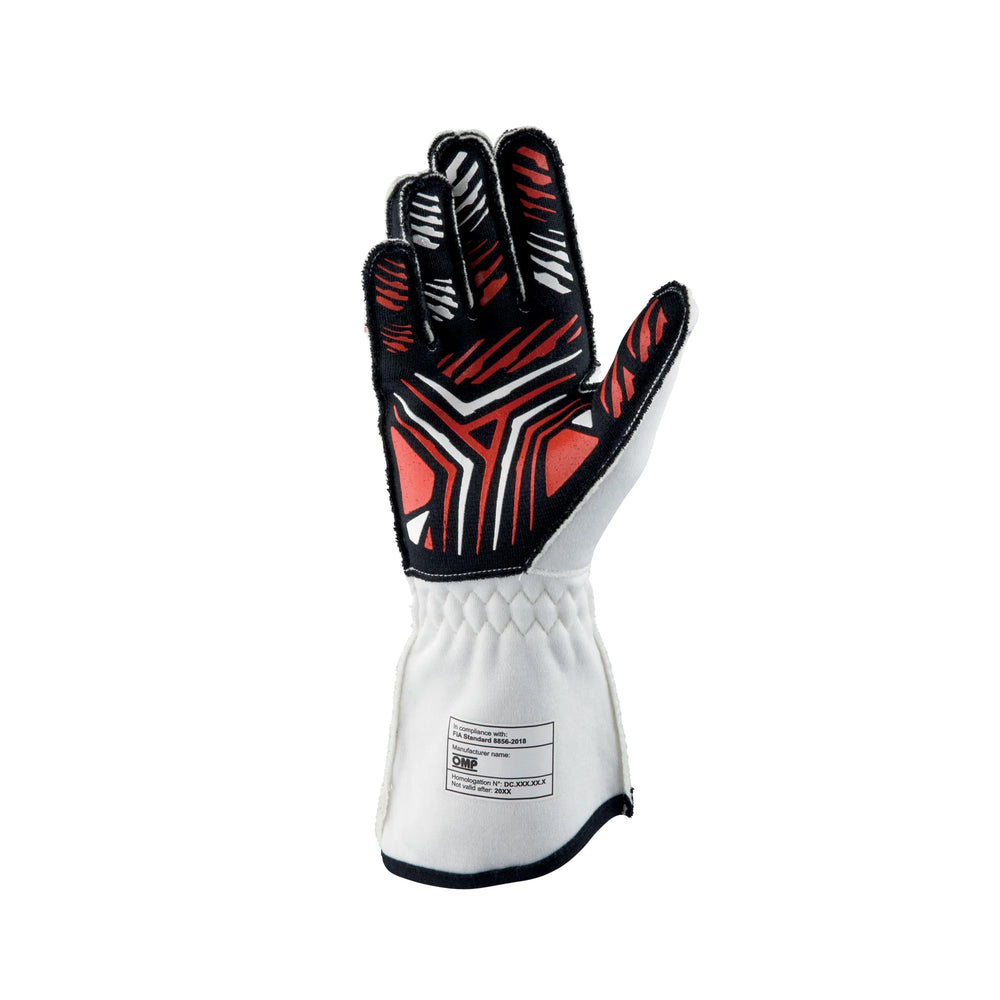 OMP ONE EVO FX GLOVES FIA 8856-2018 BLACK SIZE M