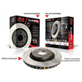 2PC ROTOR LF/RT AERO SLOTTED 324MM