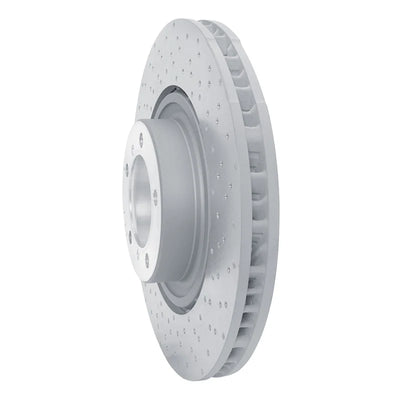 DFC 15-17 Porsche 911 Right Front Drilled Hi-Carbon Alloy Geomet Coated Rotor