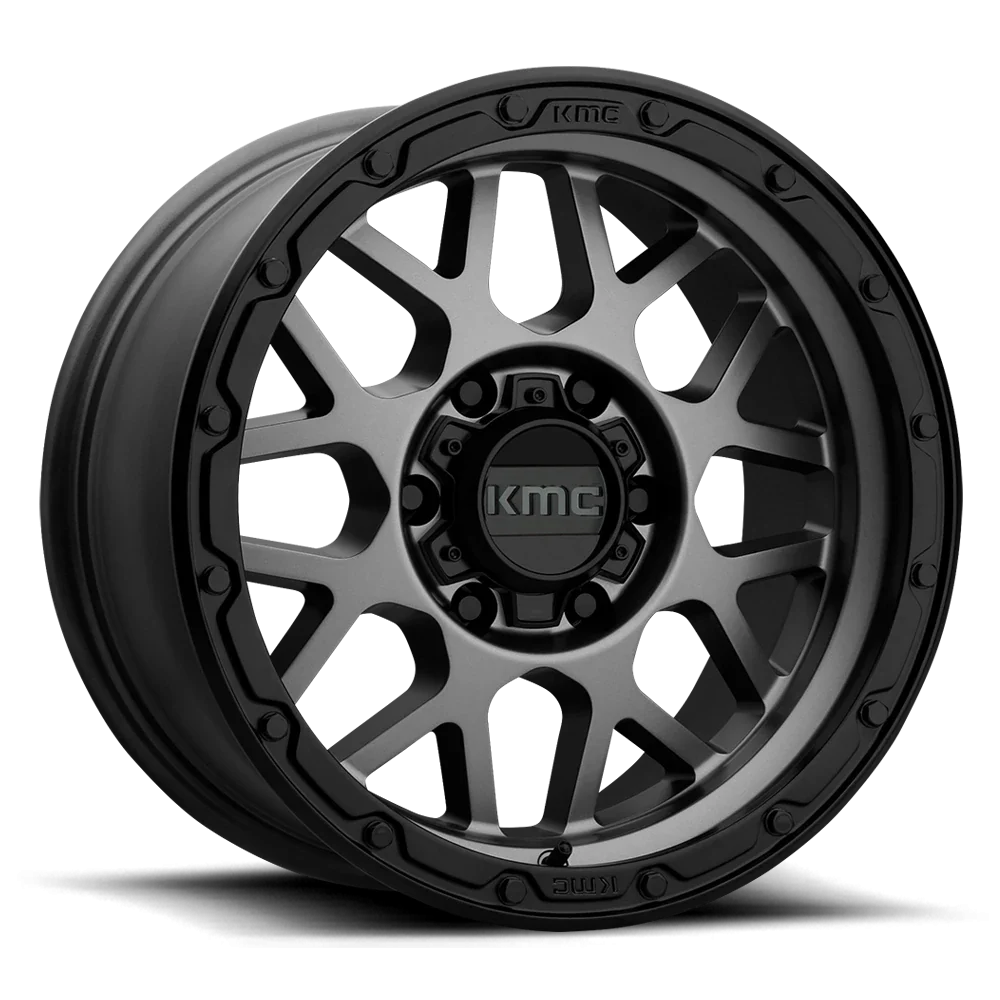 KMC Wheels black auto part