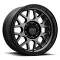 ~(35 lbs. 20X20X12)~ GRENADE OFF-ROAD 17x9 8x165.10 MATTE GRAY W/ MATTE BLACK LIP (18 mm)