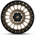 MAVERICK Cast Beadlock Wheel 5 LUG 17x9 5x5 (5x127) -25mm Offset 4 Backspace