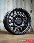 Aluminum Wheels 16x8 Krank 953B Satin Black 0 Offset 5 on 114.3 Bolt Pattern 72.62 Bore Raceline