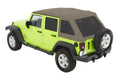 0718 WRANGLER UNLIMITED 4DOOR; INCLUDES CONVERTIBLE TOP FOLDING FRAME TREKTOP NX GLIDE BEIGE TWILL