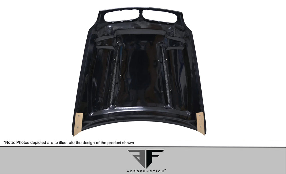2008-2014 BMW X6 X6M E71 2007-2013 BMW X5 E70 Carbon AF-5 Hood ( CFP ) - 1 Piece