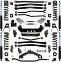 Rock Krawler 4.5 Inch X Factor X2 No Limits Coil Over Long Arm System w/ Fast CD Adjusters Lift Kit JT45X2NL-DCSS2