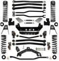 Rock Krawler 4.5 Inch X Factor X2 No Limits Coil Over Long Arm System w/ Fast CD Adjusters Lift Kit JT45X2NL-DCSS2