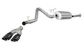 3.0 Inch Cat-Back Sport Single Side Exit Exhaust 4.0 Inch Black Tips 07-10 Silverado Sierra 2500 Reg