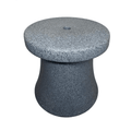 17IN ROTO MOLDED LOUNGER SIDE TABLE TOP GREY