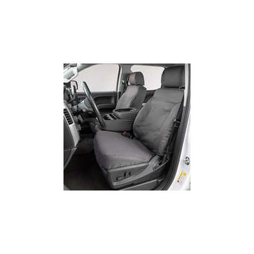 Covercraft 19-20 Ford F150 Polycotton SeatSaver Custom Front Row Seat Covers - Grey