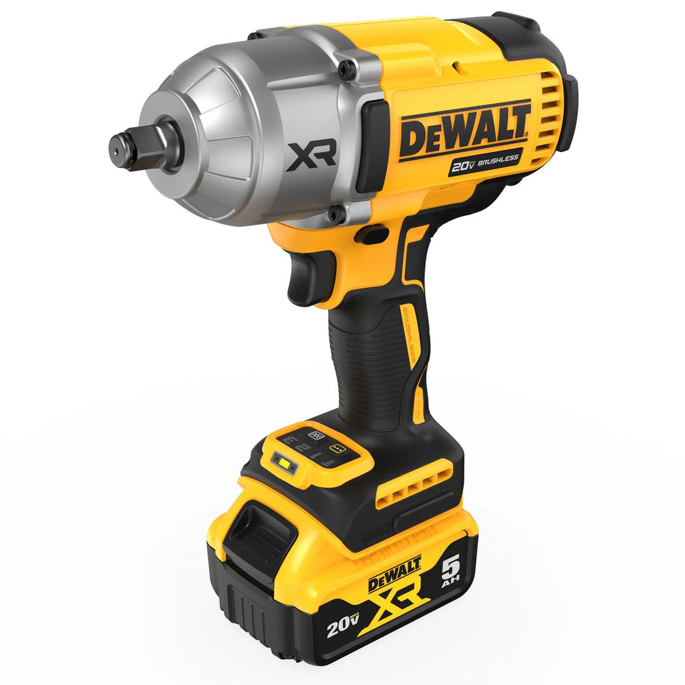 20V MAX XR 1/2IN HIGH TORQUE IMPACT WRENCH W/HOG RING ANVIL KIT + BATTERY