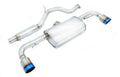 Megan Axle Back Exhaust Audi TT 3.2L AWD 08-09 Dual 4 Blue Tips OE-RS Style
